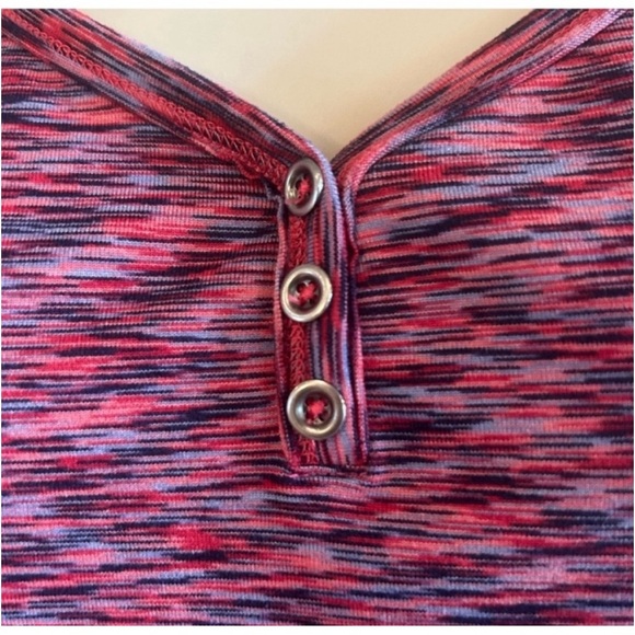 REl red, black and blue short sleeve women's shirt size M - Picture 7 of 7